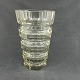 Height 20 cm.Very finely cut vase in clear crystal glass.It is cut with facets and has 4 ...