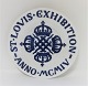 Royal 
Copenhagen. 
Memorial Plate 
# 47. 
Exhibition in 
St. Louis. 
Diameter 18 cm. 
Produced 1903. 
...