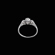 14k White Gold Ring with Diamonds. Total 0.60ct.Three Diamonds. Total 0.60ct.Stamped with ...