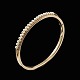 Guldvirke - Denmark. Hinged 14k Gold Bangle with Pearls.Designed and crafted by Guldvirke - ...