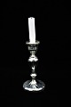 Swedish 1800 
century 
candlestick in 
grooved poor 
man's silver 
(Mercury 
Glass) with 
with nice ...