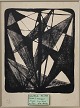 Emile Giloli French sculptor 1911-1977. Lithograph in frame. Signed and numbered Gilioli 19 / ...