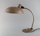 Large adjustable work lamp in original metallic lacquer. Industrial design, mid 20th ...