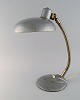 Adjustable desk lamp in original metallic lacquer. Industrial design, mid 20th century.Height: ...