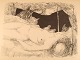 Leonard Tsuguharu Foujita (1868-1968). "Le Rêve". Lithography on Arches paper. Approx. ...