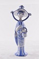 Bjorn Wiinblad The seasons figurine, autumn M 22. Hand painted blue/white, Height 34 cm. 13 3/8 ...