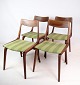 Four dining 
chairs, Model 
Boomerang, 
Alfred 
Christensen, 
...
