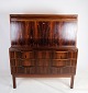 Secretary / Chatol, designed by E. Torvits from Klim Møbelfabrik in the wood type rosewood of ...