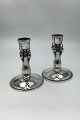 Georg Jensen 
Sterling Silver 
Blossom 
Candlesticks No 
2 (1925-1933) 
(2) Measures H 
10.5 cm  (4.13 
...