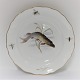 Meissen. 
Porcelæn. 
Fisketallerken. 
Diameter 25 cm