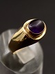 14 carat gold 
ring size 56 
with amethyst 
stamped GIFA 
585 item no. 
501865