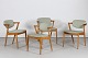 Kai KristiansenSet of 4 Chairs model 42made of solid oak with lacquerManufacturer: ...