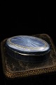 Old pill box in Norwegian sterling silver and enamel by David Andersen. With old stamp. H: ...