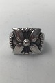 Georg Jensen Sterling Silver Ring No. 83 Ring Size. 55 (US 7 1/4) Weight 6.2 gr (0.22 oz)
