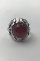 Georg Jensen Sterling Silver Ring No. 11A Carnelian  (1930-1945) Ring Str. 51 (US 5 ½ ) Weight ...