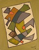 Verner Trokner 
(b. 1910), 
Denmark. Oil on 
canvas. 
Abstract 
composition. 
Dated 1961.
The canvas ...