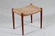 Niels Otto Møller (1920-1982)Stool made of solid teak with seat ofpaper cord model no. 80 ...