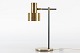 Jo HammerborgLento desk lamp of brass with transparentlacquer, stem with dark grey ...