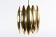 Jo HammerborgKastor pendant light made of brasswith light yellow lacquer ...