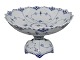 Royal Copenhagen Blue Fluted Full Lace, large cake bowl on stand.The factory mark shows, ...