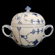 Royal Copenhagen, blue fluted porcelain; A sugar bowl with lid #428