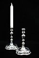 A pair of old Svend Toxværd baroque candlesticks in silver, stamped. Sv.T. 925 S. Height: 18cm.