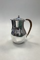 Hans Hansen Sterling Silver Coffee Pot designed by Karl Gustav Hansen. Measures 21cm high / ...