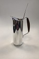 Axel Salomonsen Sterling Silver Cocktail Pitcher with SpoonMeasure Pitcher H 26 cm (10.23 ...