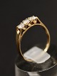 14 carat gold 
ring size 56 
with 3 clear 
stones from 
jeweler P 
Christensen 
Nykøbing F item 
no. 503078