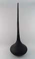 Colossal drop 
shaped Murano 
vase in matt 
black 
mouth-blown art 
glass. Limited 
edition 36/300. 
...