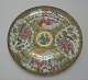 Canton Famille Rose Platter, "Canton Rose", China, 19th Century. Polycrom decoration with gold, ...