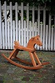 Kay Bojesen rocking horse, (designed in 1936.) in solid beech wood with a really nice old ...