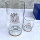 Holmegaard, Christmas glass, 1971, Large 13.5cm high, 6.5cm in diameter, Small 6.5cm high, 5cm ...