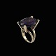 Boy Johansen. 
Handmade 14k 
Gold Ring with 
Amethyst.
Designed and 
crafted by 
Svend Erik Boy 
...