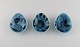 Stig Lindberg 
for Rörstrand. 
Three rare 
bowls in glazed 
ceramics with 
hand-painted 
flowers and ...