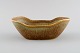 Gunnar Nylund (1904-1997) for Rörstrand. Bowl in glazed ceramics. Beautiful glaze in earth ...
