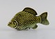 Sven Wejsfelt (1930-2009) for Gustavsberg. Unique Stim fish in glazed ceramics. Perch. ...