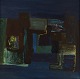 Unknown Swedish artist. Oil on board. Abstract composition. Dated 1968.The board measures: 58 ...