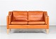 Danish ModernTwo seater sofa made of beech and upholsteredwith cognac colored leather from ...
