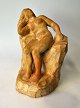 Danish artist 
(20th century): 
Female model. 
Red clay. 
Unsigned. H .: 
19. cm.