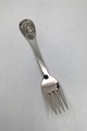 Danish Silver Childs Fork Thumbelina Measures 14.4 cm / 5.67 inch