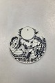 Bjørn Wiinblad 
for Nymølle 
Plate - MOON. 
Measures 15 cm 
/ 5 29/32 
inches. Text on 
the back: On 
...