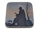 Bing & Grondahl 
square dish 
decorated with 
Hans Christian 
Andersen.
The factory 
mark tells, ...