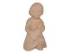 Soholm (Søholm) terracotta girl with doll figurine.Height 12.0 cmExcellent condition ...