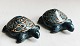 Skildpadde i keramik fra Lauritz Hjorth, Bornholm. Fremstår i god stand. Sælges samlet for kr. ...