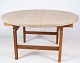 Round coffee 
table, designed 
by Hans J. 
Wegner 
(1914-2007) of 
solid oak 
manufactured by 
PP ...