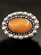 Silver vintage brooch