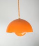 Flowerpot 
ceiling lamp, 
designed by 
Verner Panton 
(1926-1998) VP1 
in yellow color 
from the ...