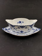 RC blue fluted  sauce bowl