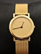 Georg Jensen 
watch  D. 2.5 
cm. all 18 
carat gold, 
Swiss made 
Quartz, box 
stamped with 
Georg ...